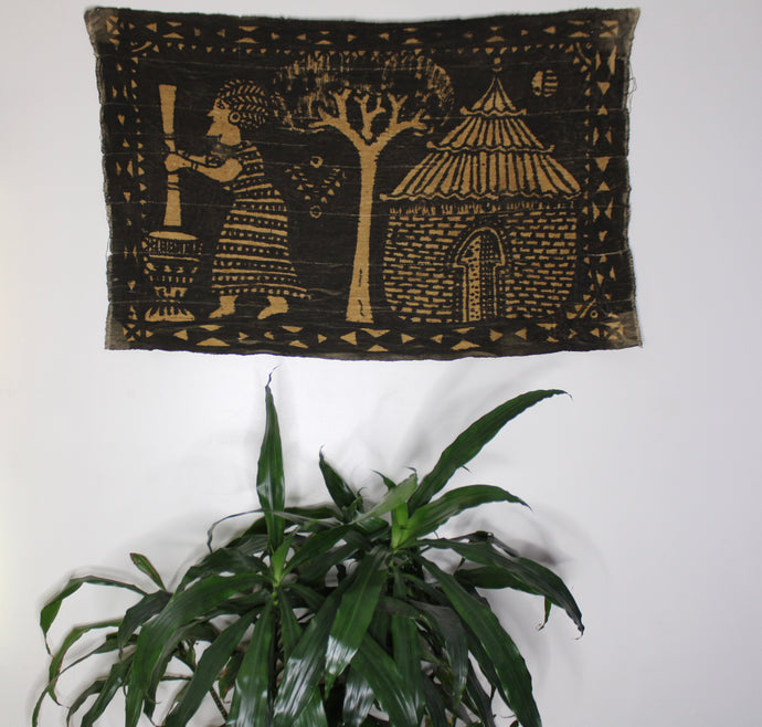  Korhogo/ Mud Cloth Textile Wall Art / Tribal Painting by Only Mels Designs sold by Only Mels Designs