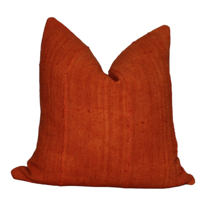  Rust / Orange Mud Cloth Throw Pillow Cover by Only Mels Designs sold by Only Mels Designs