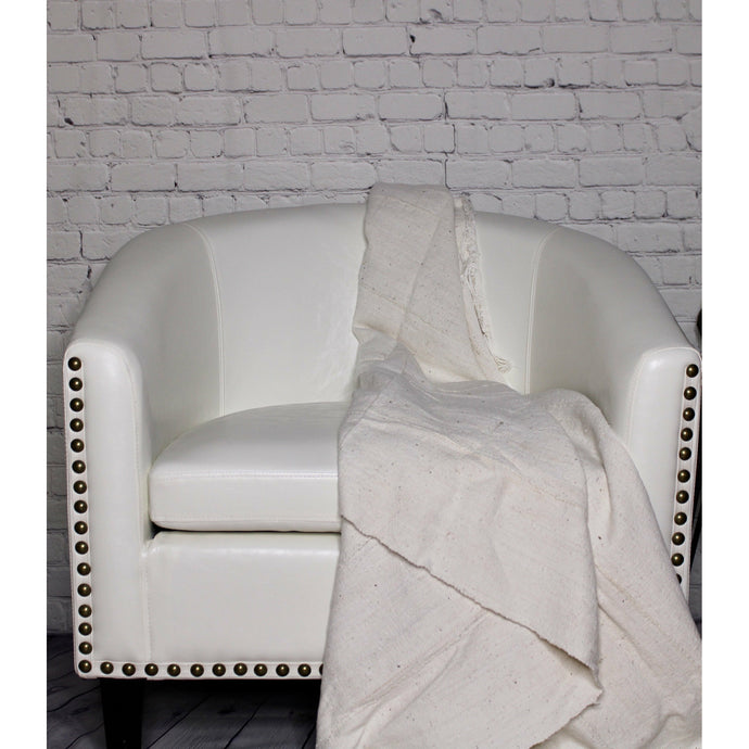  Mud Cloth Off White Throw Blanket by Only Mels Designs sold by Only Mels Designs