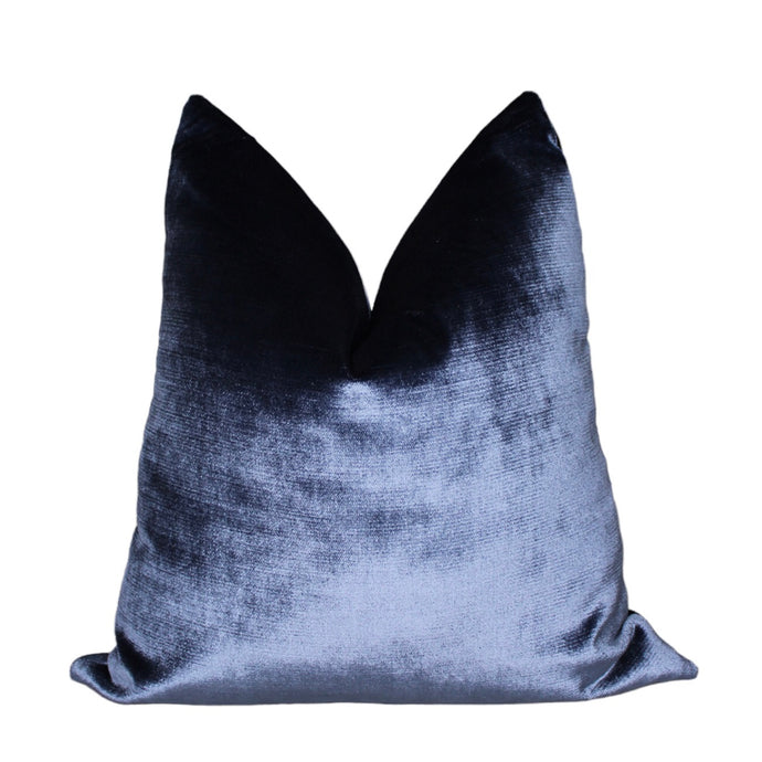  Blue Velvet Throw Pillow Cover by Only Mels Designs sold by Only Mels Designs