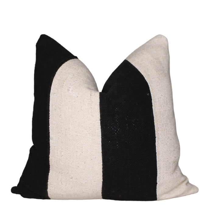  Black And Off White Mud Cloth Throw Pillow Cover by Only Mels Designs sold by Only Mels Designs