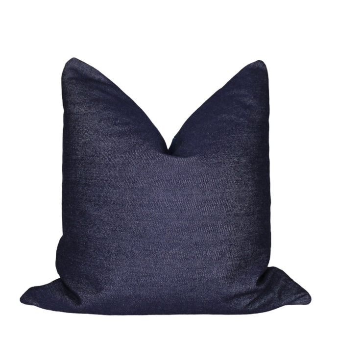  Midnight Blue Denim Throw Pillow Cover by Only Mels Designs sold by Only Mels Designs