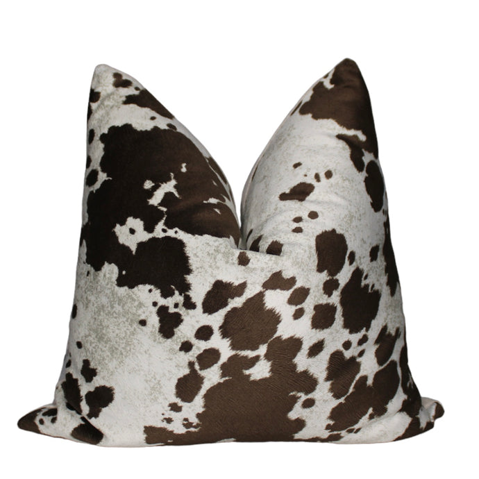  Urban Faux Cowhide Throw Pillow Cover by Only Mels Designs sold by Only Mels Designs